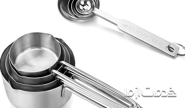  نکات مهم استفاده از پیمانه های آشپزی و قاشق های اندازه گیری 