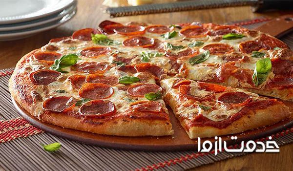 پیتزا مخلوط خانگی