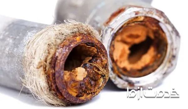 رسوب در لوله ها دلیل فشار کم آب گرم آبگرمکن
