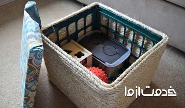 خلاقیت با جعبه میوه