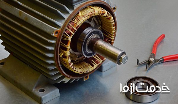 تعویض سیم پیچی موتور سوخته