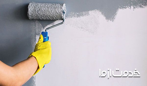 رنگ قابل شستشو برای دیوار گچی