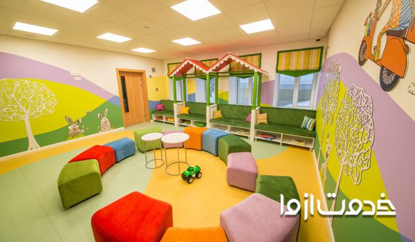 رنگ آمیزی کلاس درس