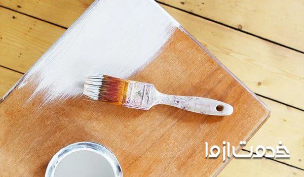 خدمات رنگ کار چوب در رنگ زدن انواع وسایل چوبی