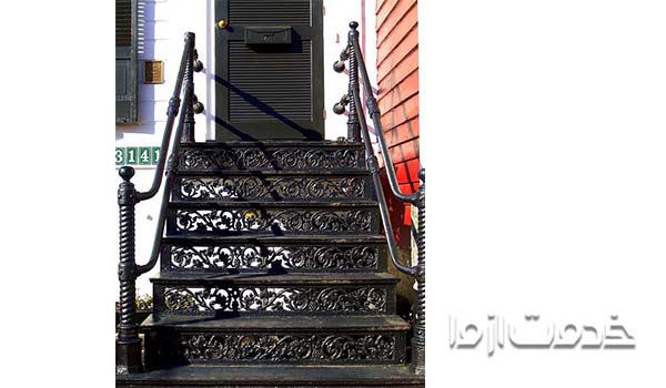 جوشکاری نرده راه پله ورودی