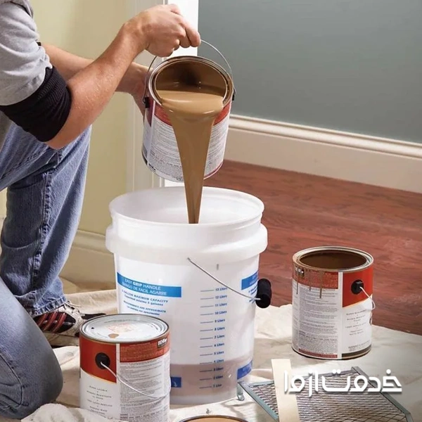 مراحل نقاشی ساختمان