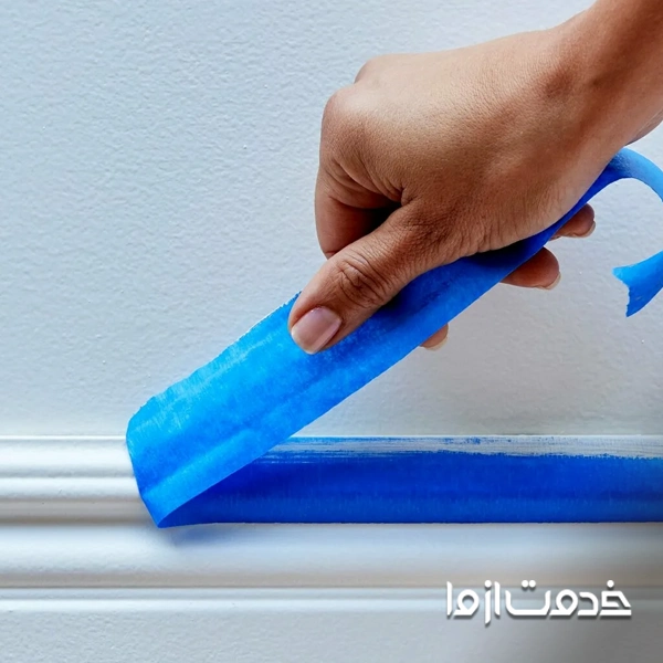 کندن چسب نقاشی