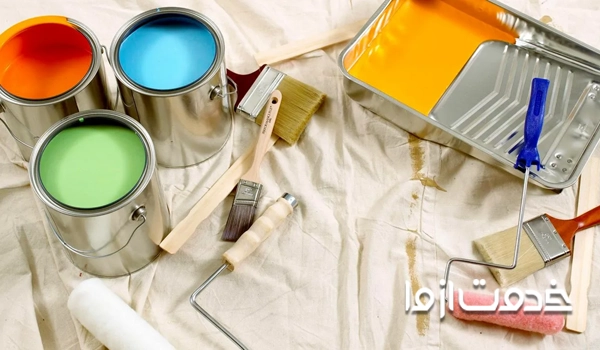 رنگ آمیزی ساختمان