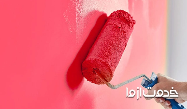 رنگ آمیزی دیوار با رنگ روغن 