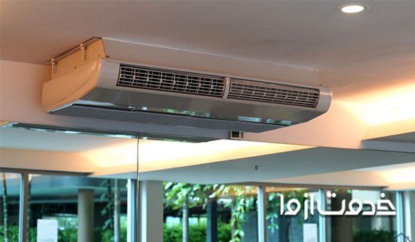 آموزش سرویس فن کویل سقفی