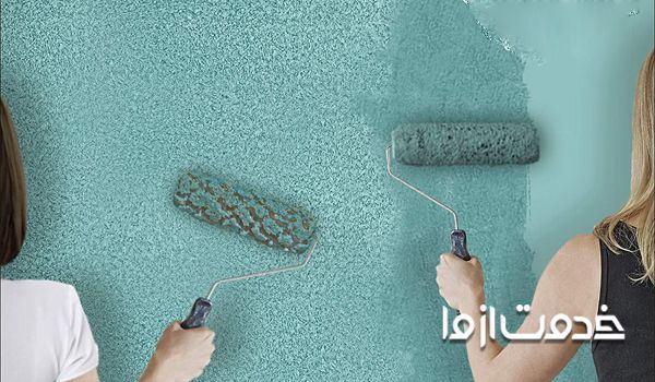 نقاشی ساختمان با طرح چرم