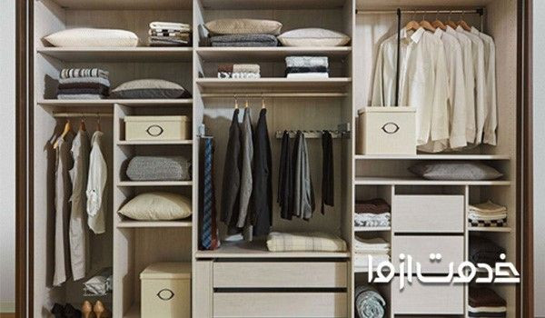قفسه بندی کمد دیواری ریلی