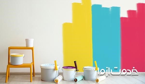 علت دون دون شدن رنگ با غلطک