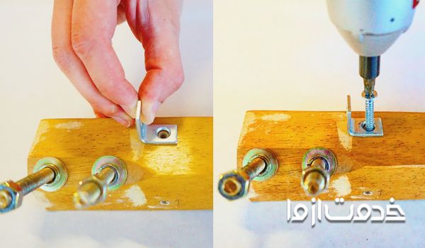 تعمیر صندلی چوبی قدیمی