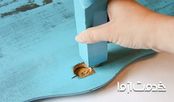 تعمیر لقی صندلی چوبی