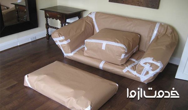 بسته بندی مبلمان با کارتن
