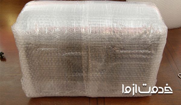 بسته بندی مبلمان با نایلون حباب دار