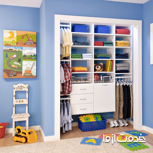  کمد دیواری اتاق کودک و نوجوان