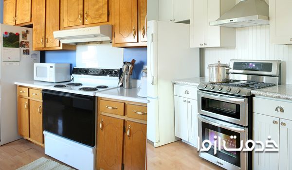 بازسازی آشپزخانه منزل 70 متری