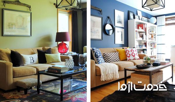  بازسازی پذیرایی منزل 70 متری