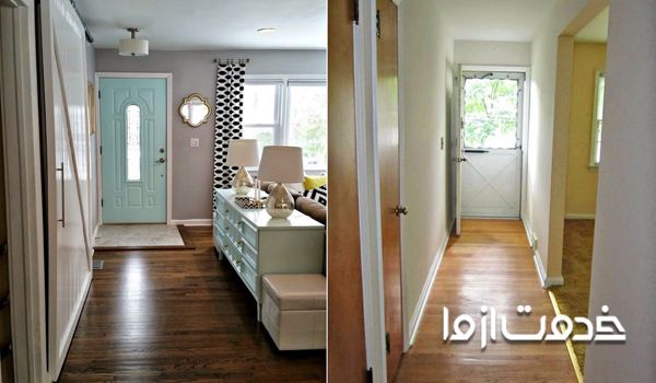 بازسازی راهروی آپارتمان 70 متری