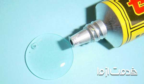 از بین بردن لکه چسب روی لباس ، حلال چسب