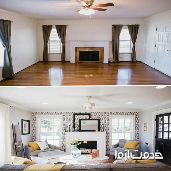 عکس بازسازی خانه های قدیمی