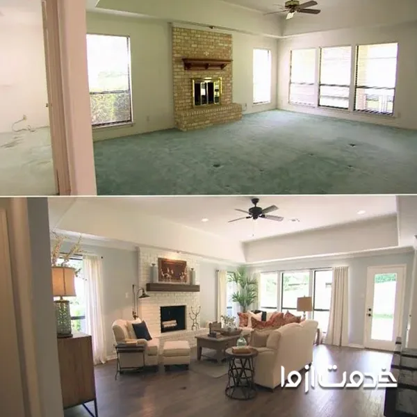 بازسازی خانه های قدیمی قبل و بعد ایرانی