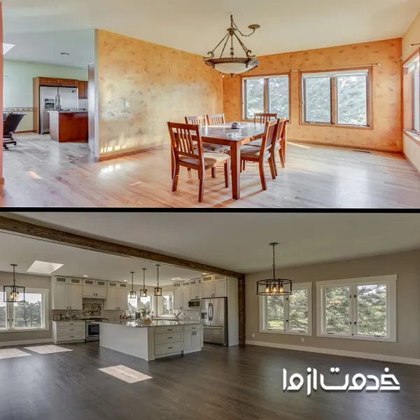 عکس بازسازی ساختمان