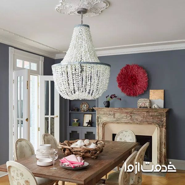 نصب لوستر در نوسازی نشیمن