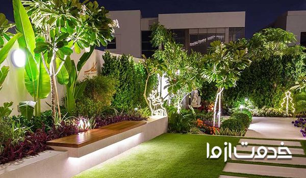 بازسازی مدرن حیاط خانه قدیمی 