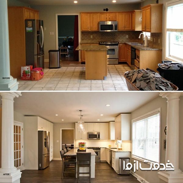 بازسازی واحد 100 متری