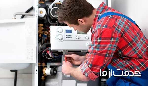 نحوه نصب پکیج ایران رادیاتور روی دیوار