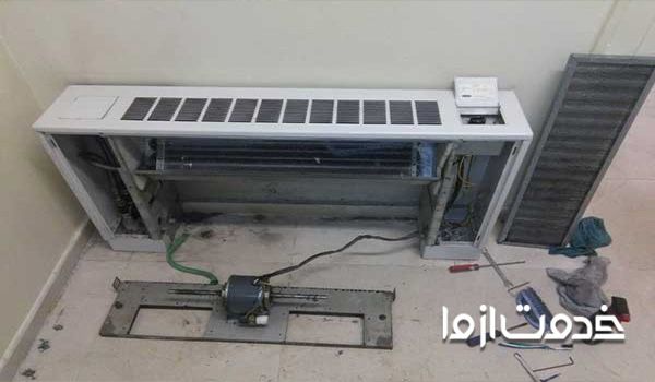 نحوه نصب فن کویل زمینی