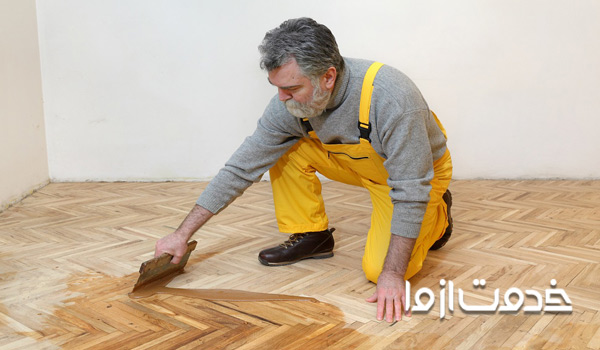 مراحل نصب پارکت چوبی