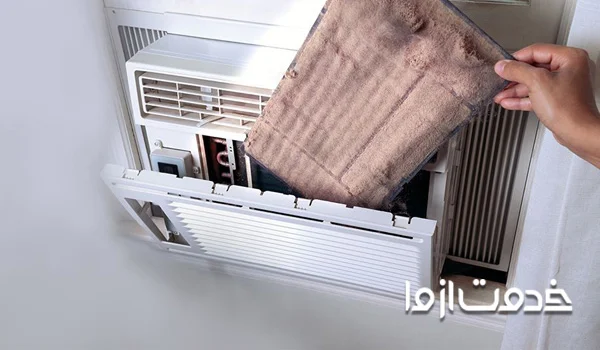 کثیف بودن فیلترها دلیل صدای کولر گازی پنجره ای