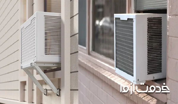 نصب نادرست کولر گازی پنجره ای