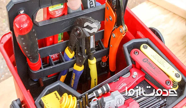 جعبه ابزار برای نجاری سیار