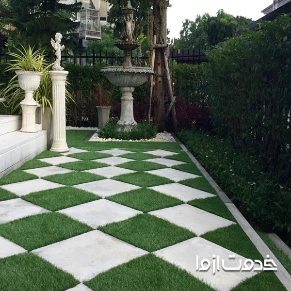 انواع کف سازی حیاط ویلا