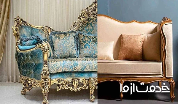 تغییر مدل مبل استیل