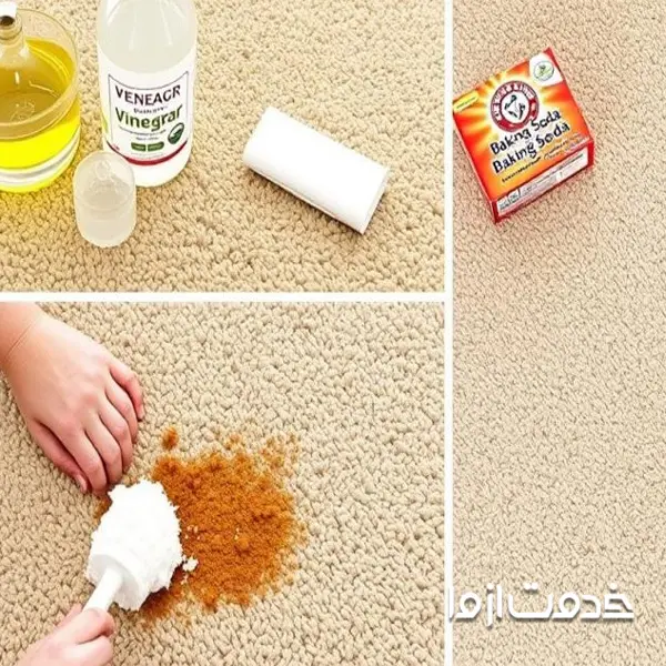 پاك كردن نجاست از روي فرش