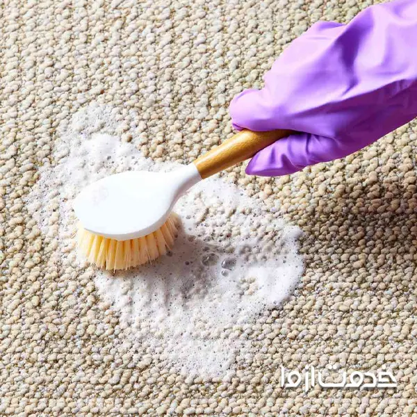 چگونه فرش نجس را پاک کنیم	