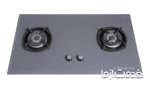 اجاق گاز صفحه سرامیکی با طراحی زیبا و صفحه مقاوم