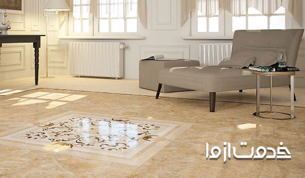 چه رنگ سرامیک برای کف پذیرایی خوبه