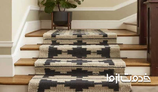 پوشش راه پله از جنس فرش