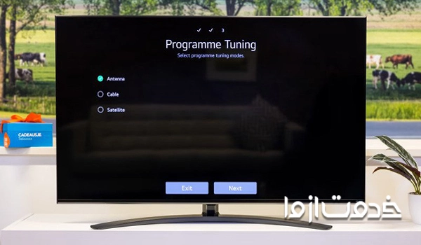 انتخاب ماهواره در تلویزیون ال جی