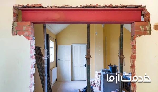 تکیه گاه دیوار باربر