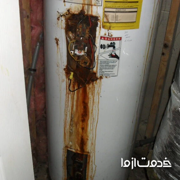 علت سوراخ شدن آبگرمکن ایستاده