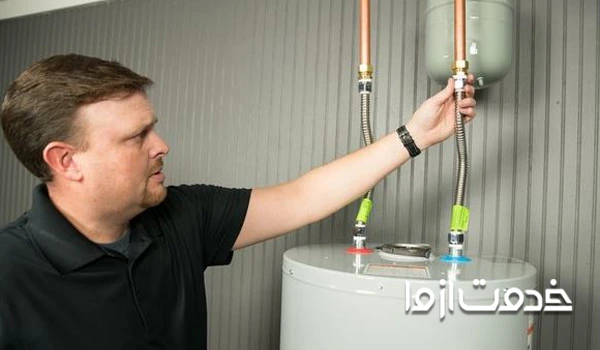 سوراخ شدن آبگرمکن ایستاده