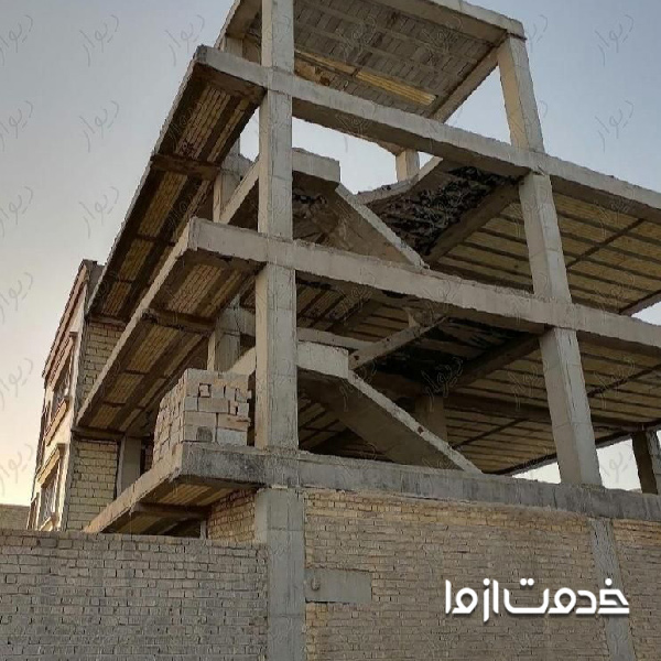 لوله کشی ساختمان در حال ساخت 